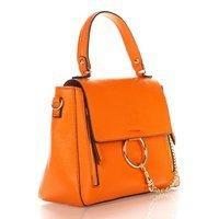 Женская кожаная сумка Italian bags Оранжевый (8941_orange)