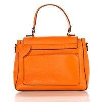 Женская кожаная сумка Italian bags Оранжевый (8941_orange)