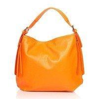 Женская кожаная сумка Italian bags Оранжевый (8944_orange)