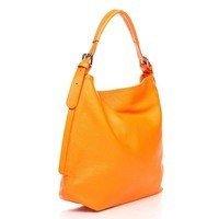 Женская кожаная сумка Italian bags Оранжевый (8944_orange)