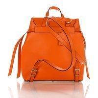Городской кожаный рюкзакItalian bags Оранжевый (8945_orange)