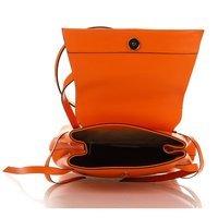 Городской кожаный рюкзакItalian bags Оранжевый (8945_orange)