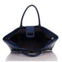 Женская кожаная сумка Italian bags Синий (8947_blue)