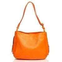 Женская кожаная сумка Italian bags Оранжевый (8948_orange)