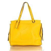 Женская кожаная сумка Italian bags Желтый (8951_yellow)