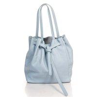 Женская кожаная сумка Italian Bags Голубой (8956_sky)