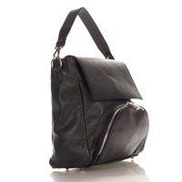 Женская кожаная сумка Italian bags Черный (8973_black)