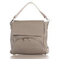 Женская кожаная сумка Italian bags Серый (8973_gray)