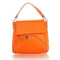 Женская кожаная сумка Italian bags Оранжевый (8973_orange)
