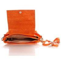 Женская кожаная сумка Italian bags Оранжевый (8973_orange)