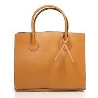 Женская кожаная сумка Italian bags Коньячный (8983_cuoio)