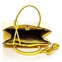 Женская кожаная сумка Italian bags Желтый (8983_yellow)
