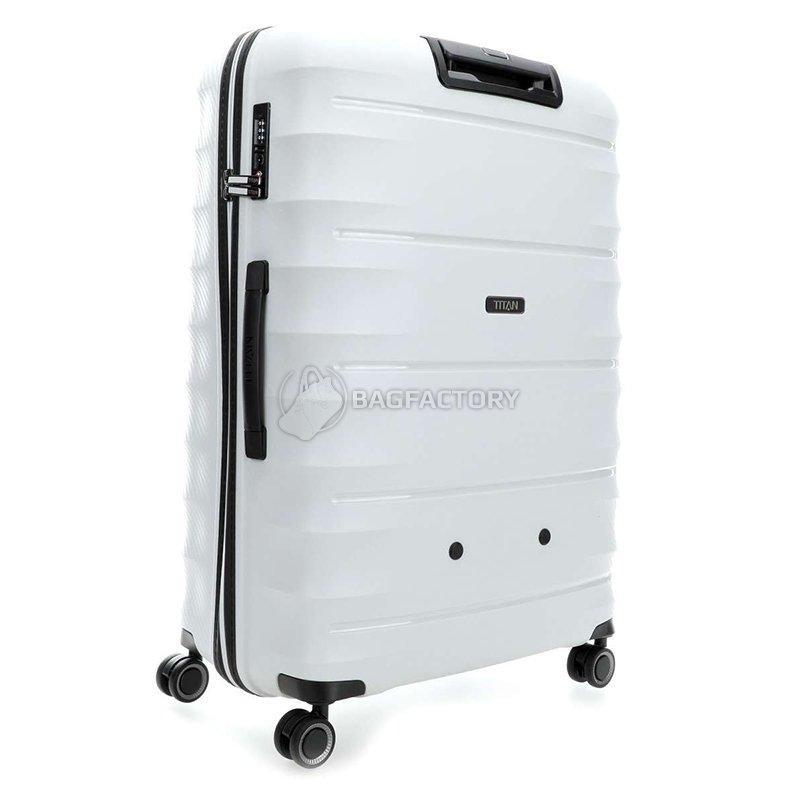 Чемодан на 4 колесах Titan HIGHLIGHT Off-White L 112л (Ti842404-33)