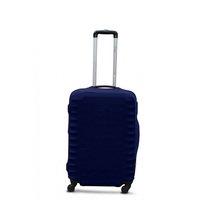 Чехол полиэстер на чемодан Coverbag S Темно-синий Высота 45-55см (CvP0207S)