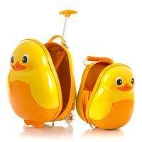 Детский чемодан на 2 колесах + Рюкзак Heys TRAVEL TOTS Duck 13.8л+3.4л (He13030-3199-00)