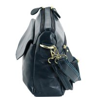 Женская кожаная сумка Traum Темно-бирюзовая (7322-15)