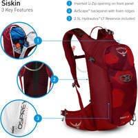 Спортивный рюкзак Osprey Siskin 12 Molten Red O/S (009.1942)