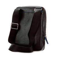 Мужская кожаная сумка Piquadro B2S Black с отдел. для iPad mini на ремне (CA3084B2S_N)