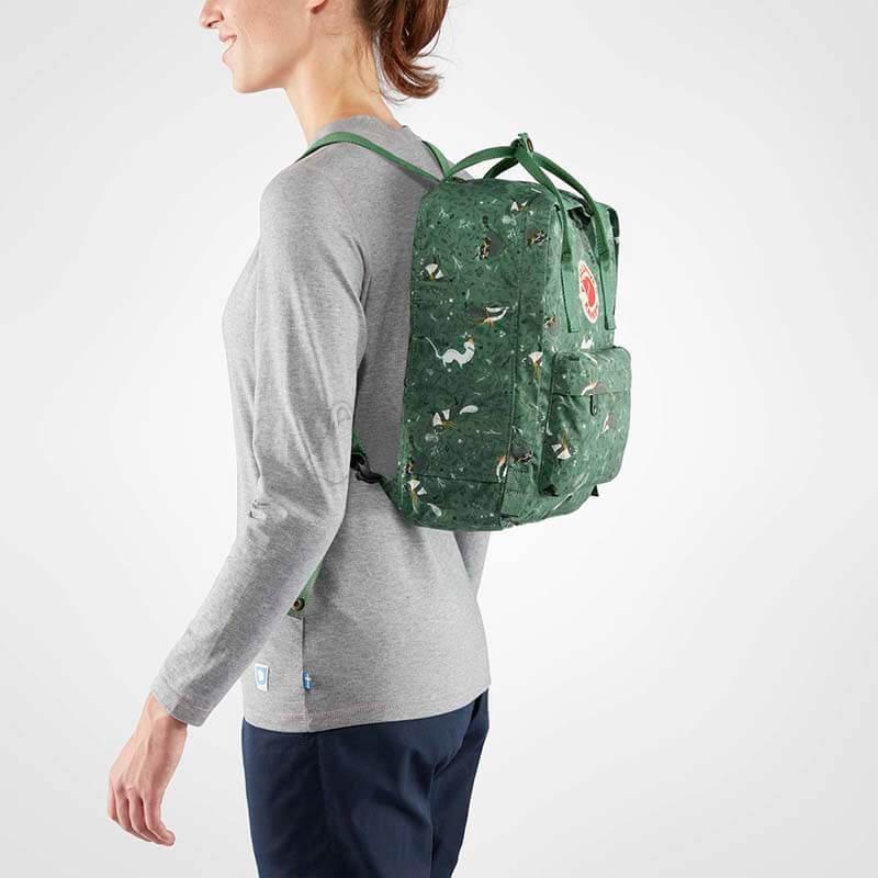 Городской рюкзак Fjallraven Kanken Art Green Fable 16л (23610.976)