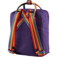 Городской рюкзак Fjallraven Kanken Rainbow Mini Purple Rainbow Pattern (23621.580-907)