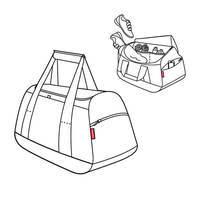 Дорожная сумка Reisenthel Activitybag Dark Ruby 35л (MX 3035)