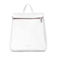 Городской кожаный рюкзак Poolparty Venice Белый 9л (venice-leather-white)
