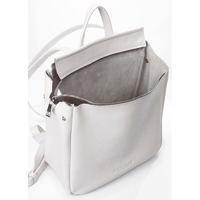 Городской кожаный рюкзак Poolparty Venice Белый 9л (venice-leather-white)