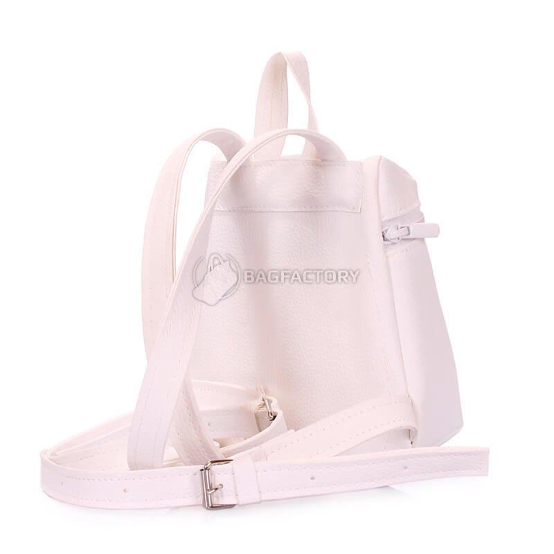 Городской женский рюкзак Poolparty Doll Белый (doll-white)