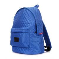 Городской стеганый рюкзак Poolparty Синий 19л (backpack-theone-brightblue)