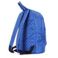 Городской стеганый рюкзак Poolparty Синий 19л (backpack-theone-brightblue)