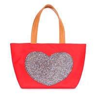 Женская сумка с глиттером Poolparty Lovetote Красный (lovetote-oxford-red)