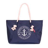 Женская сумка Poolparty с морским принтом (breeze-oxford-darkblue)