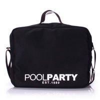 Дорожная сумка Poolparty Original с ремнем на плечо Черный (original-oxford-black)