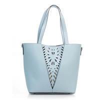 Женская кожаная сумка Italian Bags Голубой (6204_sky)