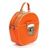 Кожаный клатч Italian Bags Оранжевый (6206_orange)