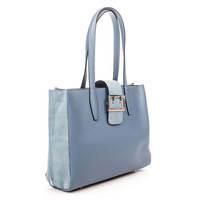 Женская кожаная сумка Italian Bags Голубой (6507_sky)