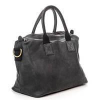 Женская кожаная сумка Italian Bags Черный (6528_black)