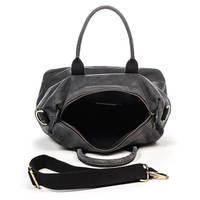 Женская кожаная сумка Italian Bags Черный (6528_black)