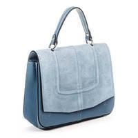 Женская кожаная сумка Italian Bags Голубой (6560_sky)