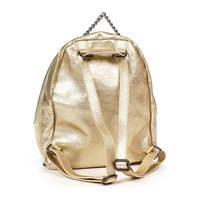 Городской кожаный рюкзак Italian Bags Золотистый (6525_gold)