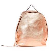 Городской кожаный рюкзак Italian Bags Розовый (6525_roze)