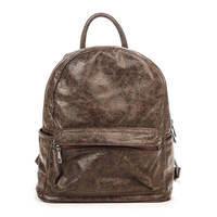 Городской кожаный рюкзак Italian Bags Коричневый (6532_dark_brown)