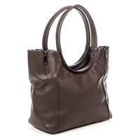 Женская кожаная сумка Italian Bags Темно-коричневый (6707_dark_brown)
