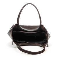 Женская кожаная сумка Italian Bags Темно-коричневый (6707_dark_brown)