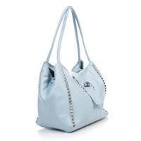 Женская кожаная сумка Italian Bags Голубой (6880_sky)