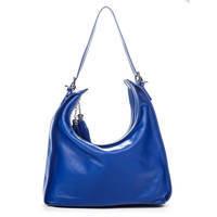 Женская кожаная сумка Italian Bags Синий (6906_blue)