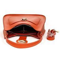 Женская кожаная сумка Italian Bags Оранжевый (6908_orange)