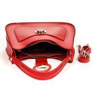Женская кожаная сумка Italian Bags Красный (6908_red)