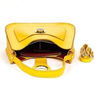Женская кожаная сумка Italian Bags Желтый (6908_yellow)