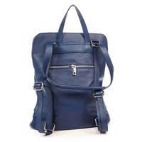 Городской кожаный рюкзак Italian Bags Синий (6914_blue)